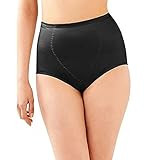 Bali womens Jacquard Mesh Tummy Panel Firm Control 2-pack Fajas Dfx710 shapewear briefs, Black/Black | Amazon (US)