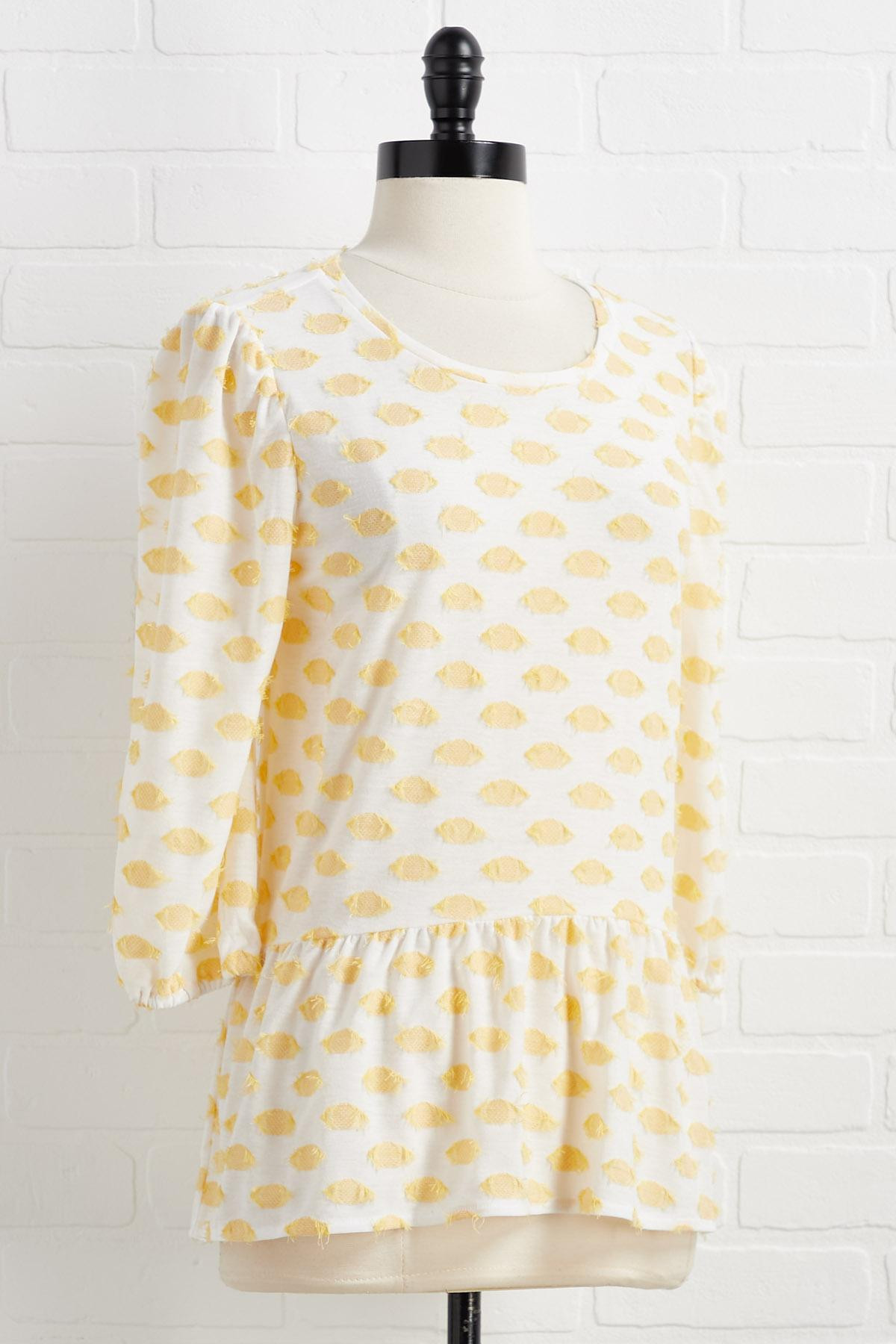 came to say yellow top | Versona