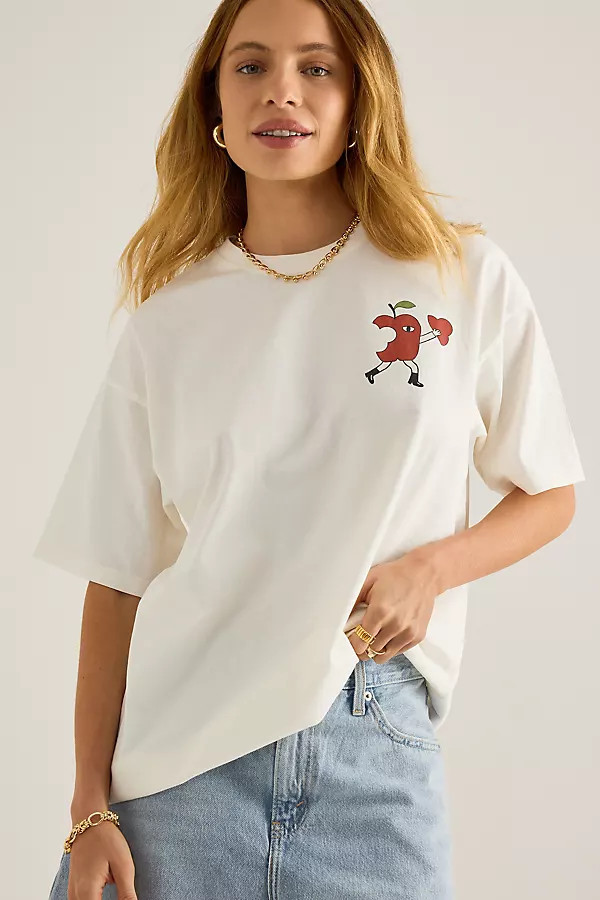 Damson Madder Apple Peel T-Shirt | Anthropologie (UK)