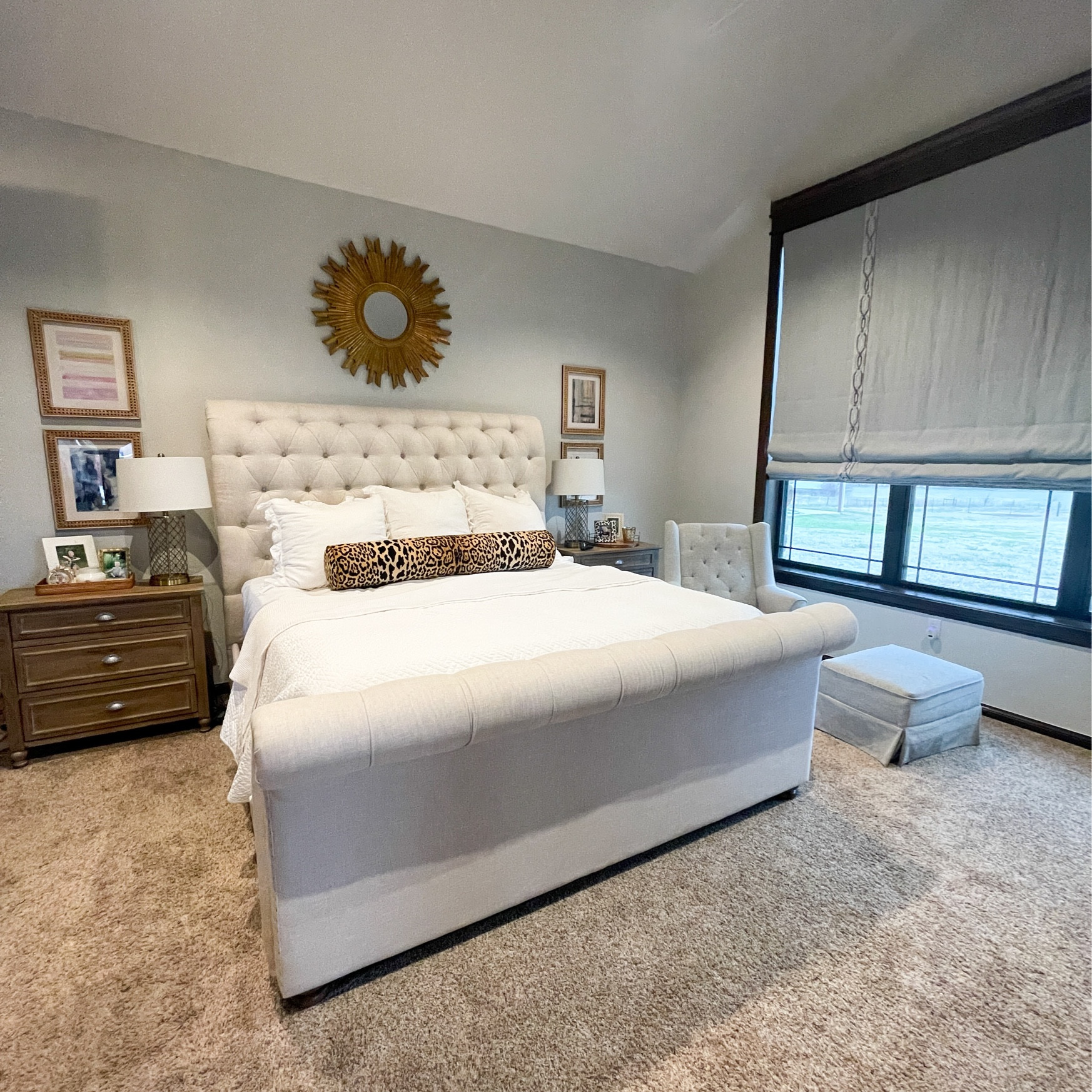 While I love bright colors, I do love the serene and calm of our master 🤍

#LTKhome