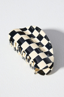 CHUNKS Checkered Claw Clip | Anthropologie (US)