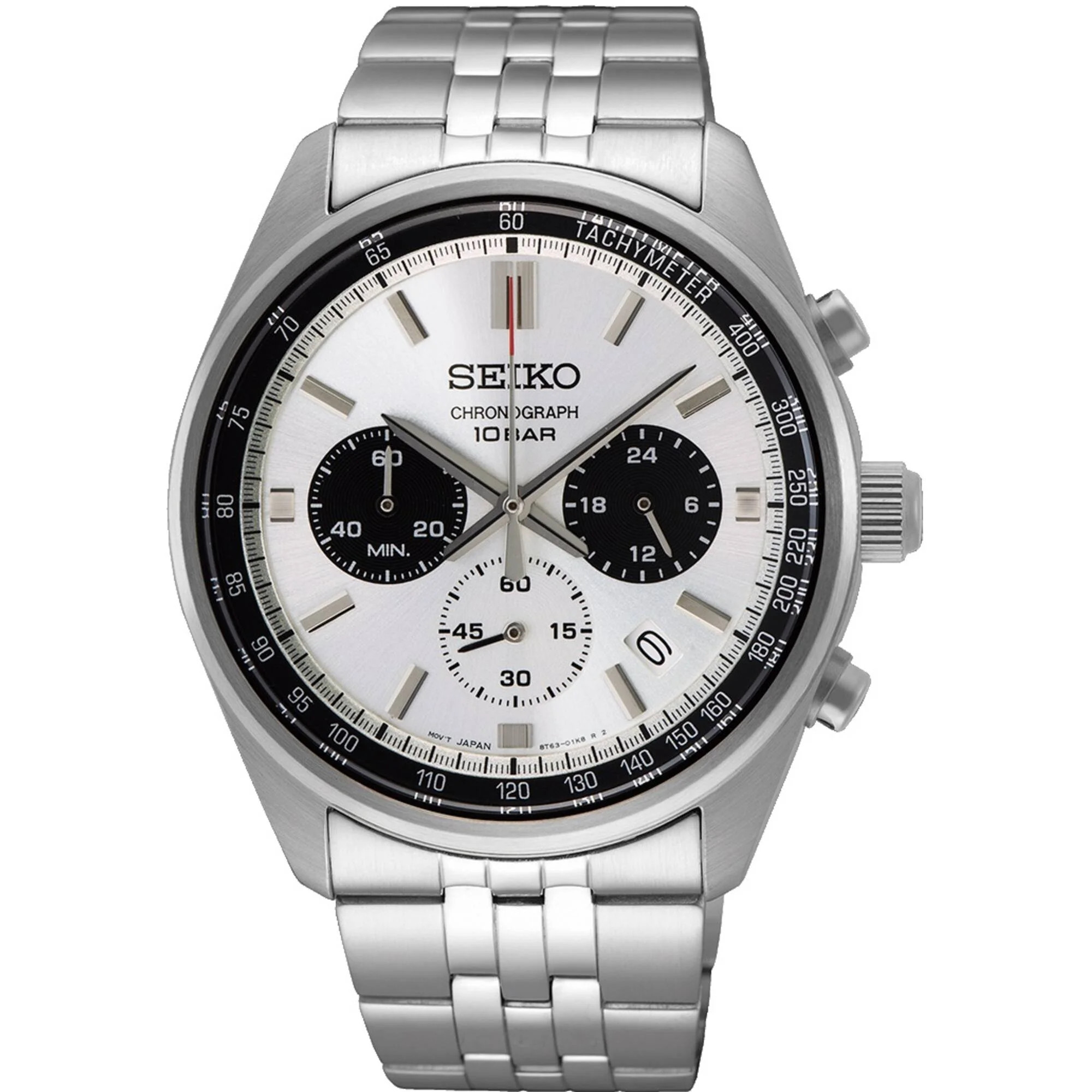 Seiko Chronograph Quartz White Dial Men's Watch SSB425P1 | Walmart (US)