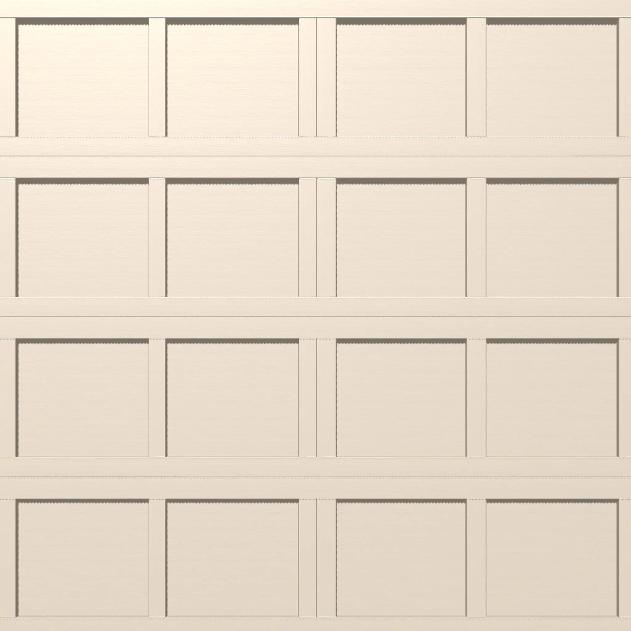 Wayne Dalton Classic Steel Model 9405 8-ft x 8-ft 10 R-Value Insulated Almond Single Garage Door one_size in Brown | WD9405NPA88 | Lowe's