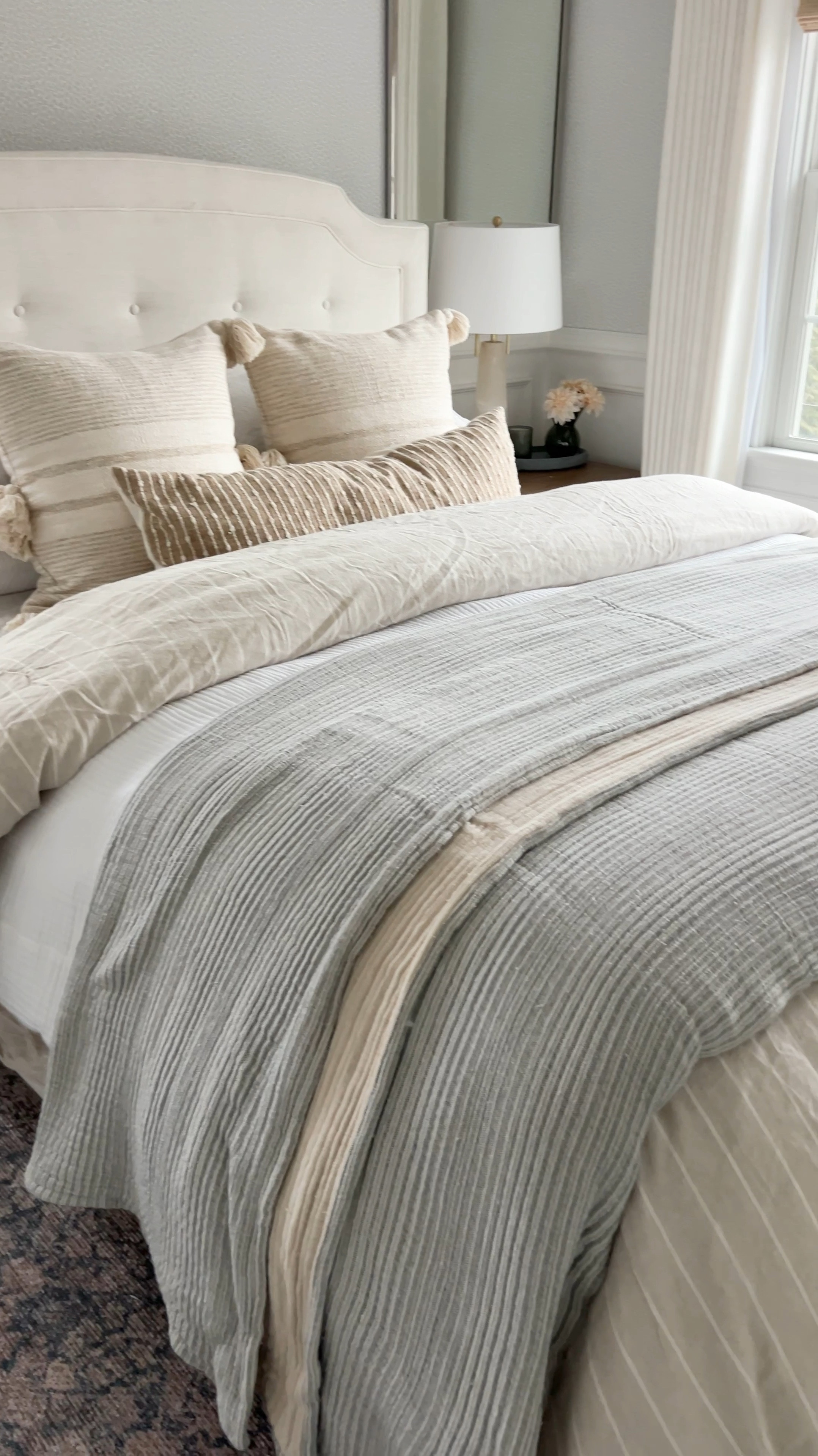 Guest bedroom refresh! My favorite McGee & Co blanket is on sale along with other bedroom furniture, bedding pillows, etc. all 25% off!! 

Pro tip: size up to a king size quilt for queen beds so it’s extra cozy and hangs over the sides of the bed more 🙌🏻

#LTKHome #LTKWatchNow #LTKSaleAlert