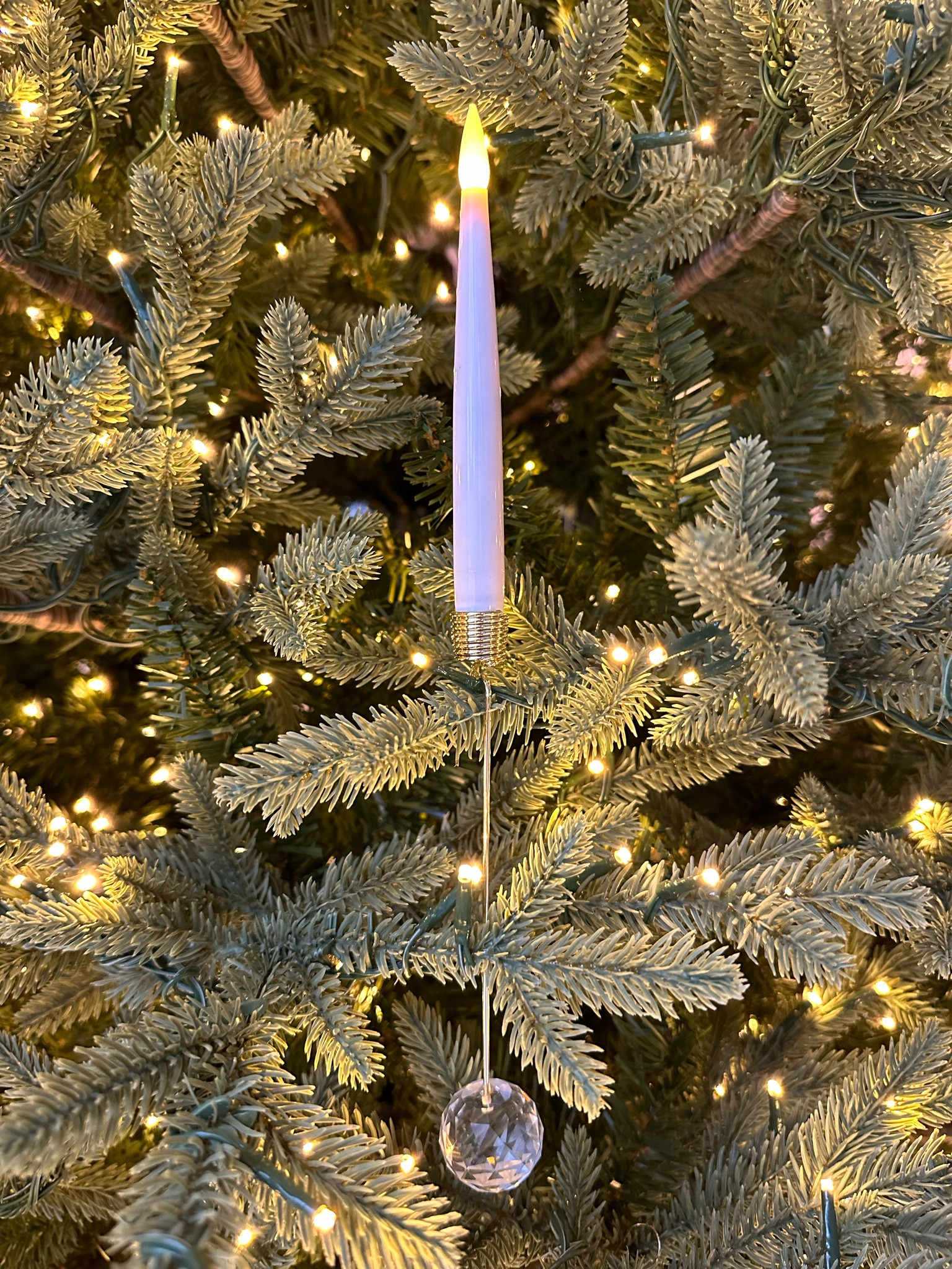 The perfect vintage looking candle for your tree  

#LTKhome #LTKHoliday #LTKfindsunder50