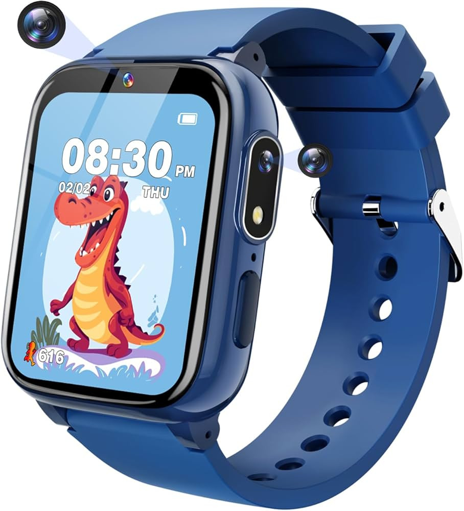 Sueseip Kids Watch for Boys Toys Age 6-8, HD Touchscreen Dual Cameras Smart Watch for Kids Boys A... | Amazon (US)