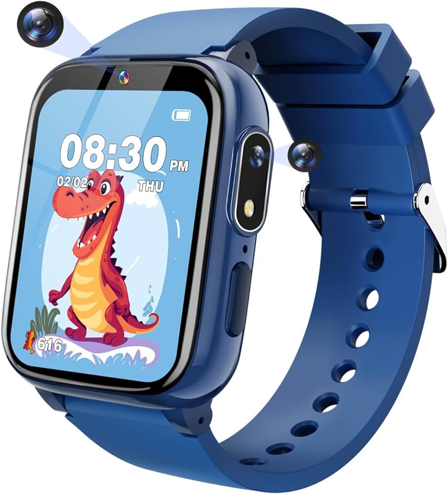Sueseip Kids Watch for Boys Toys Age 6-8, HD Touchscreen Dual Cameras Smart Watch for Kids Boys A... | Amazon (US)