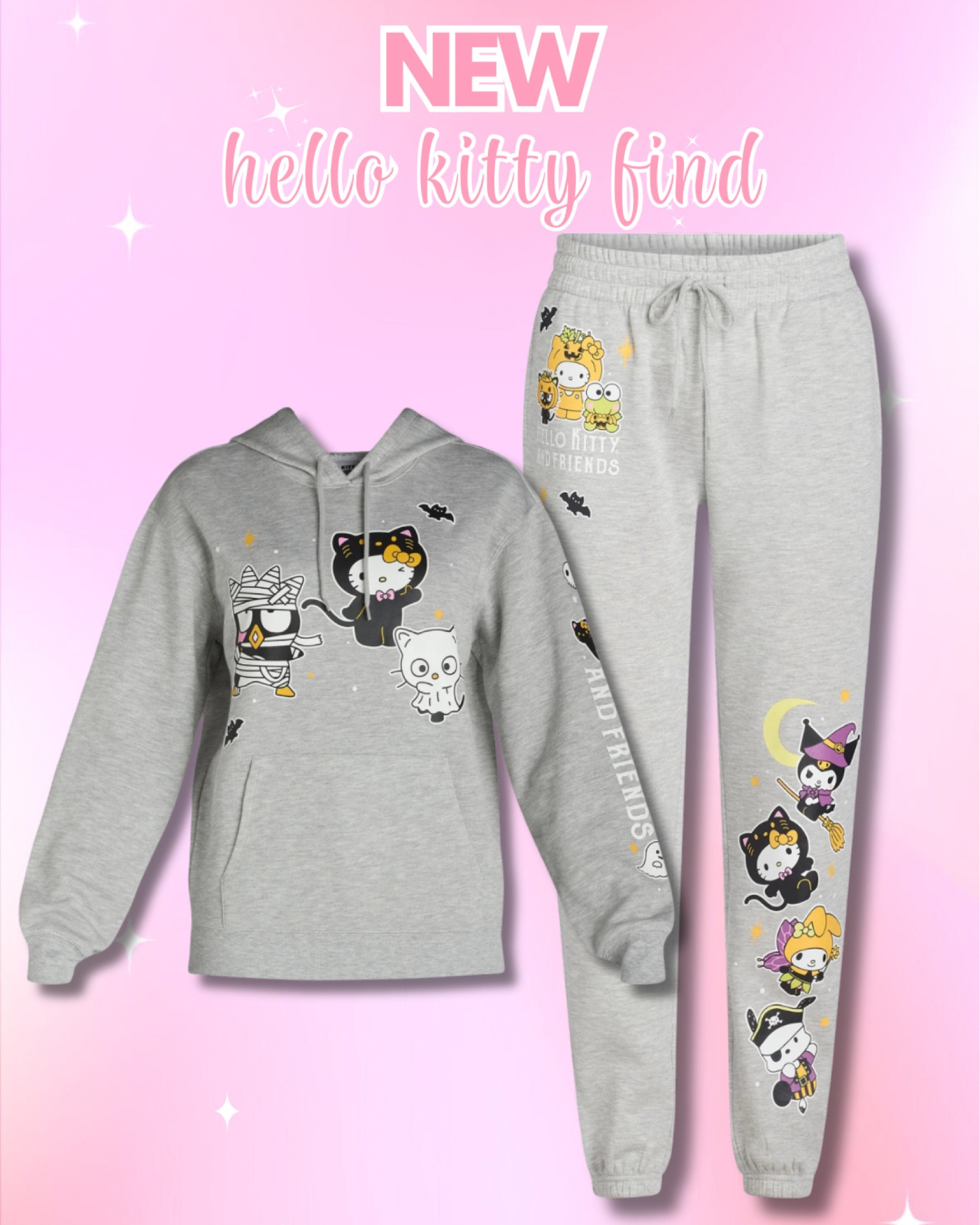 NEW Hello Kitty Halloween Graphic Hoodie And Joggers 

#LTKFindsUnder50 #LTKStyleTip #LTKSeasonal