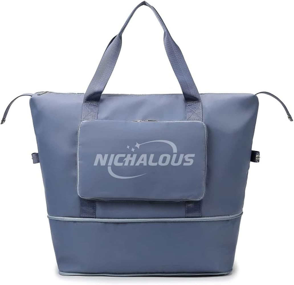 Large Capacity Folding Travel Bag, Waterproof Folding Luggage for Shopping Gym Sports Carry-on Ba... | Amazon (US)