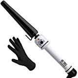 Hot Tools Pro Artist Nano Ceramic Tapered Curling Wand | For Smooth, Shiny Hair (3/4 to 1-1/4 in)|White | Amazon (US)