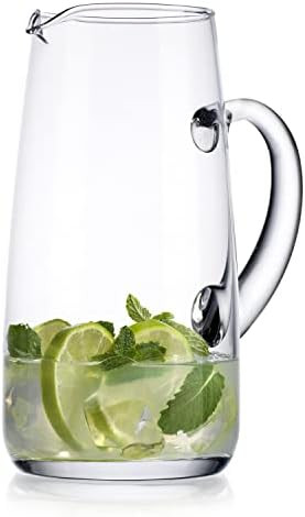 Glass Water Pitcher with Spout – 53 Oz Elegant Serving Carafe for Water, Juice, Sangria, Lemona... | Amazon (US)