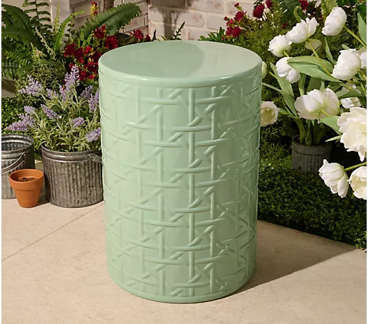 Make Your Selection: Mrs. H by Dee Hilfiger Metal Garden Stool | QVC