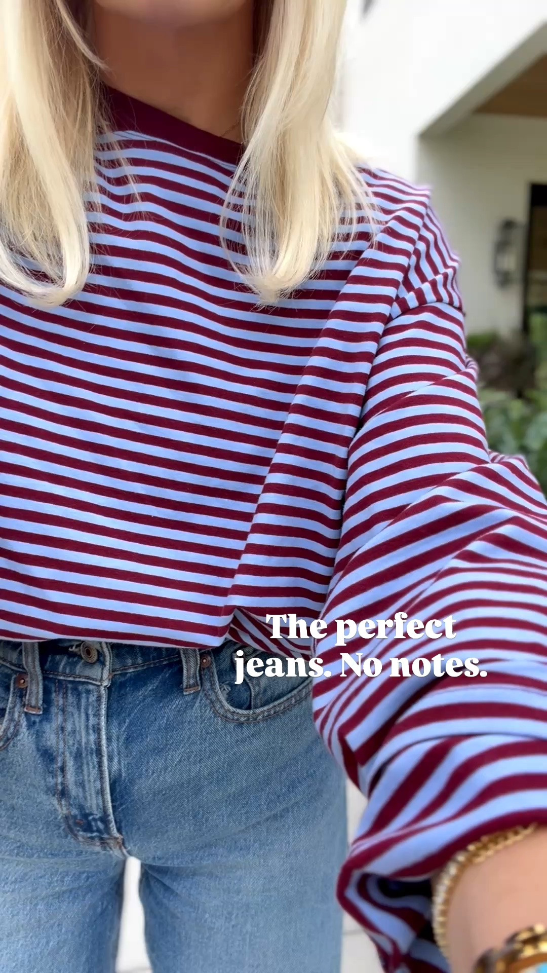 I did a 25 in the jeans!