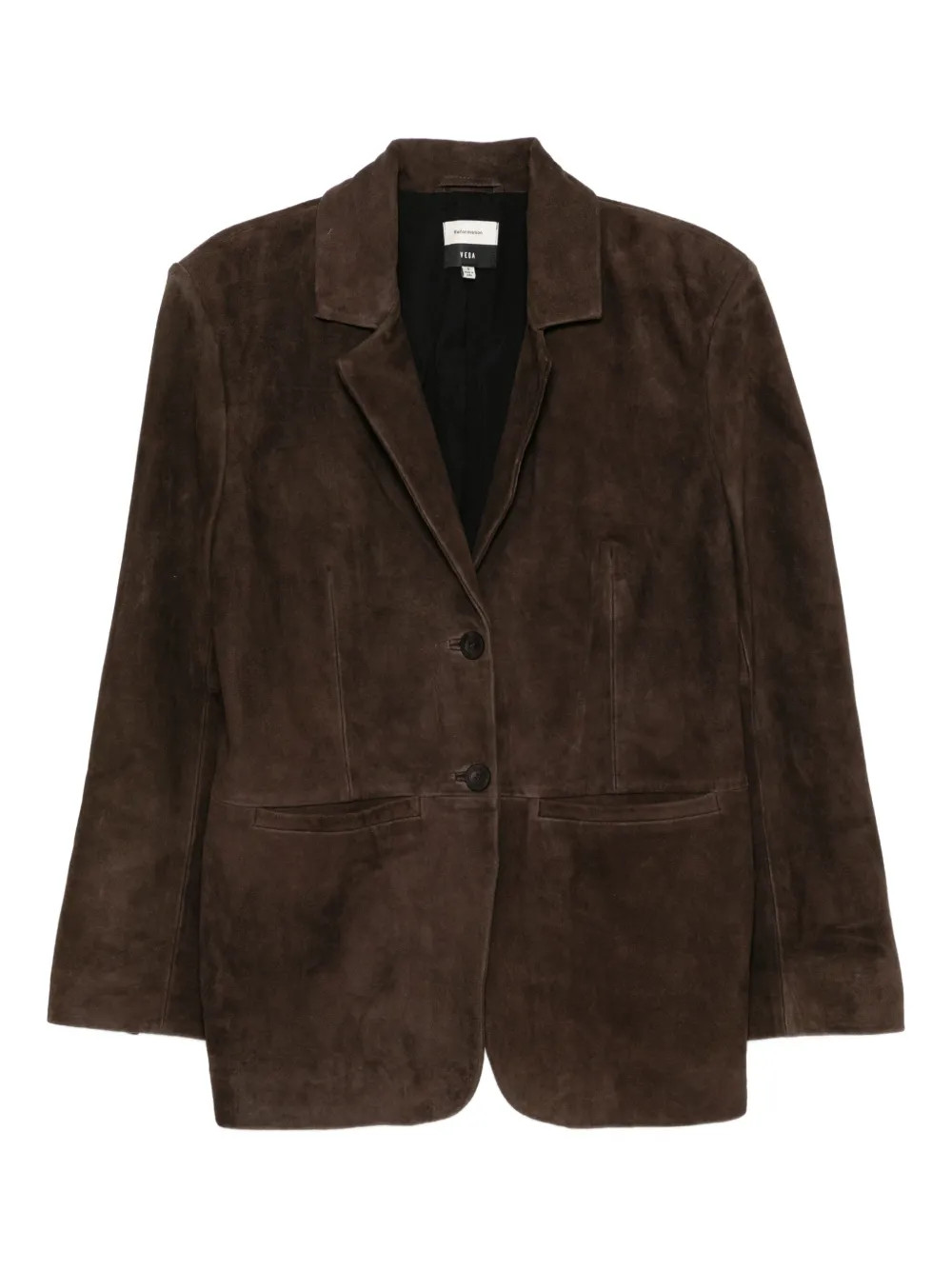Reformation Veda Leon Blazer | Brown | FARFETCH | Farfetch Global