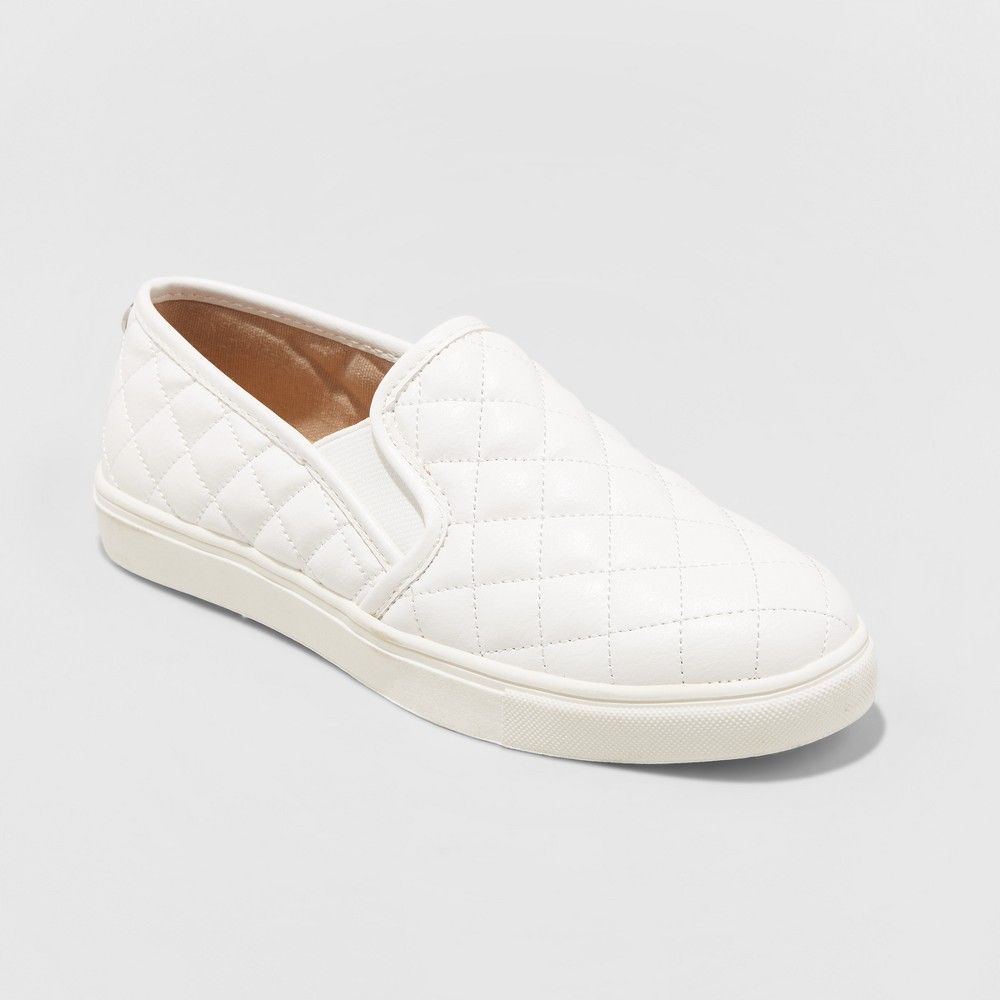 Women's Reese Slip On Sneakers - Mossimo Supply Co. White 6.5 | Target