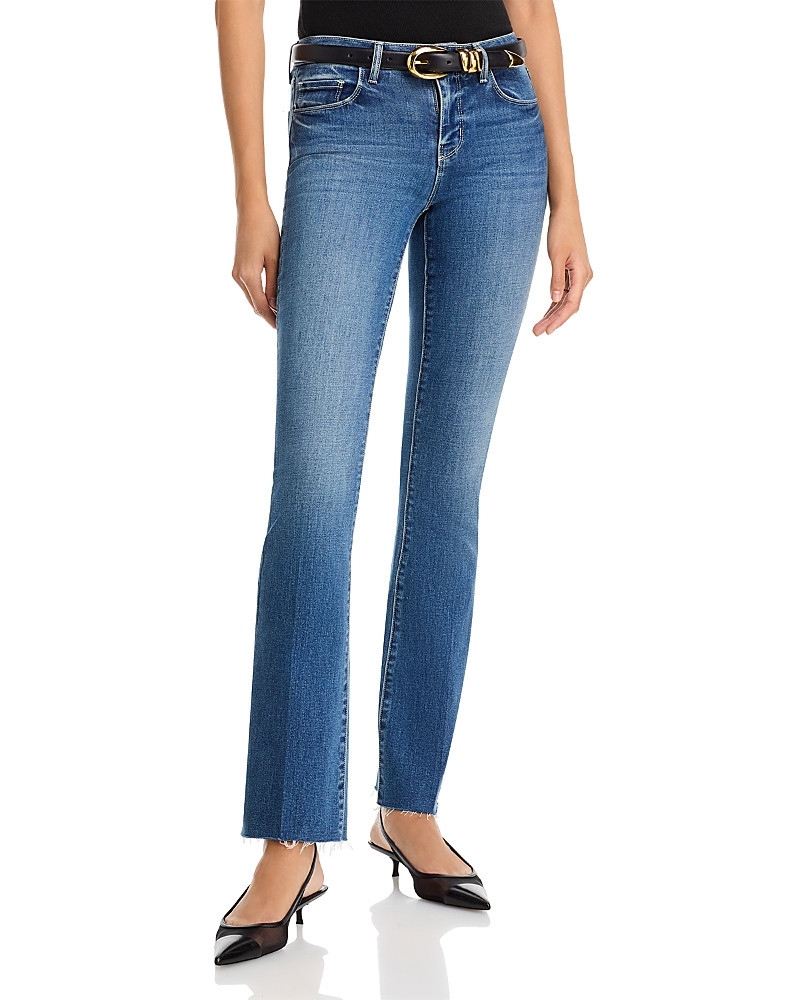 L'Agence Sneeki Mid Rise Straight Jeans in Stanton | Bloomingdale's (US)