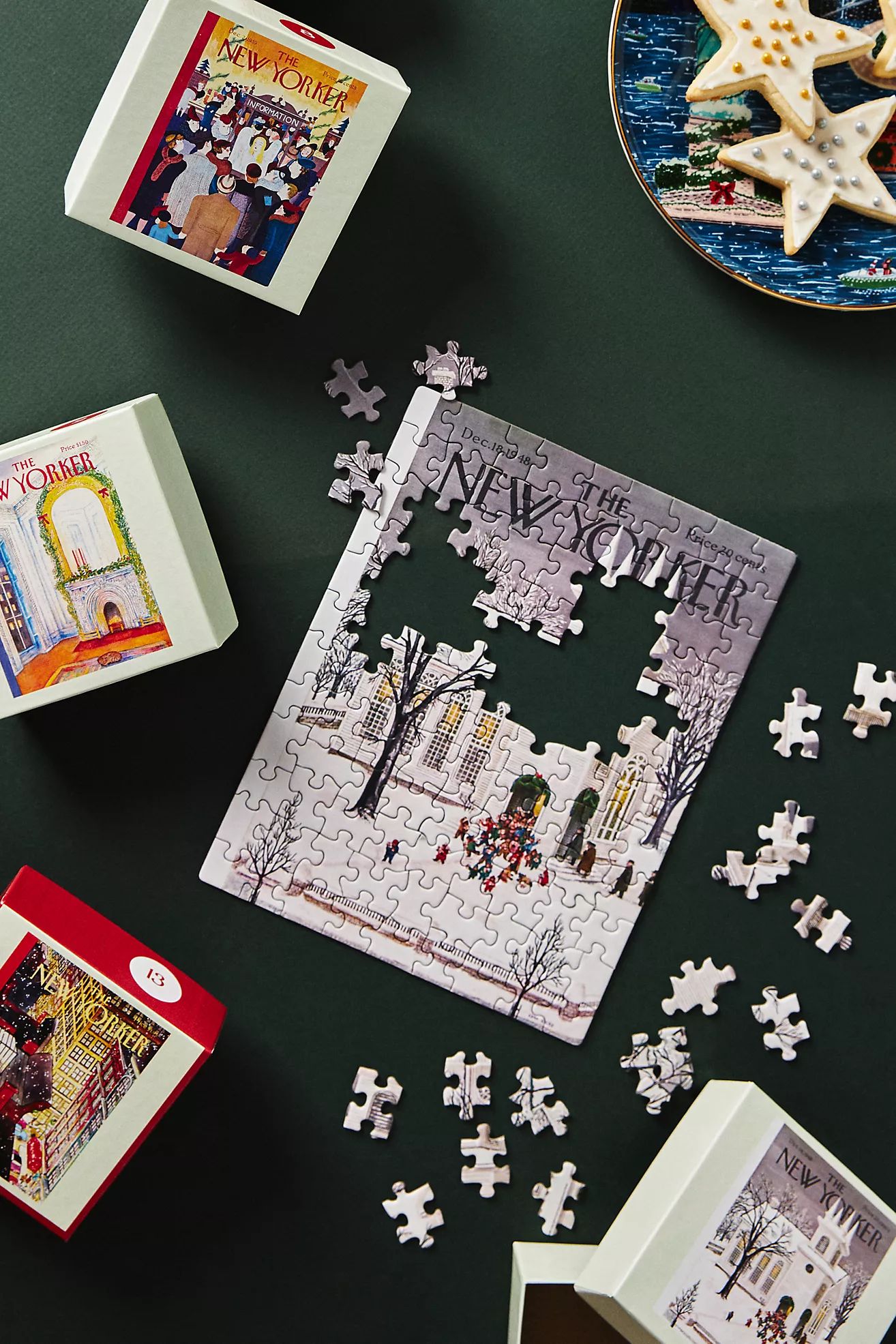 The New Yorker Puzzle Advent Calendar | Anthropologie (US)