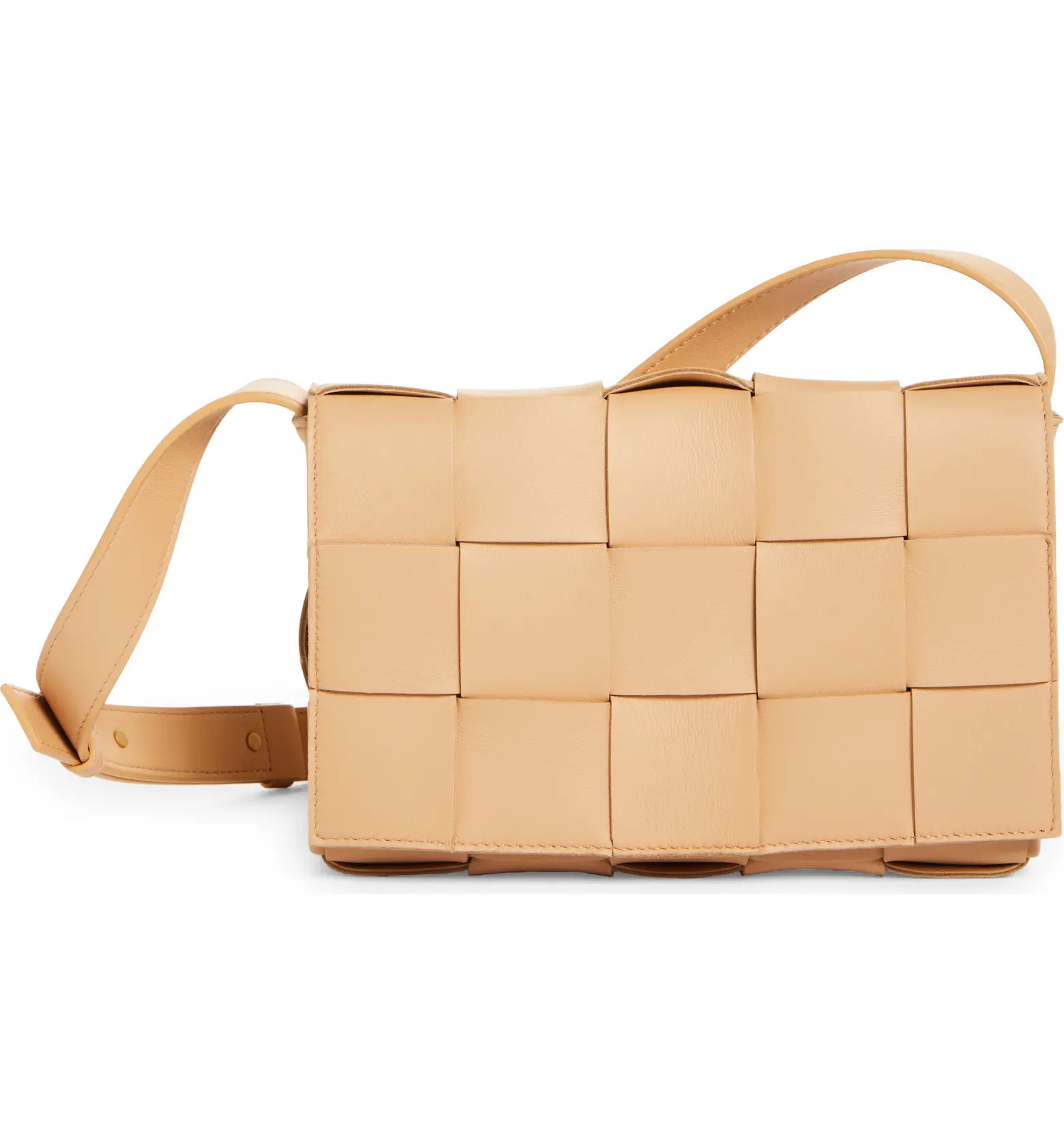 Intrecciato Leather Crossbody Bag | Nordstrom