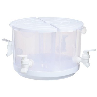 The Lakeside Collection Rotating Plastic Beverage Drink Dispenser - 4 Separate Compartments - | Target
