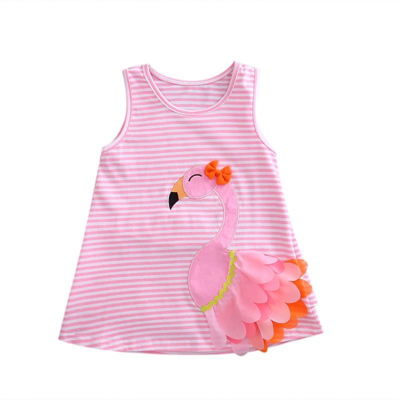 Toddler Baby Girls Summer Dress Pink Princess Sleevelss Party Cotton Dresses Age 0-4Y | Walmart (US)