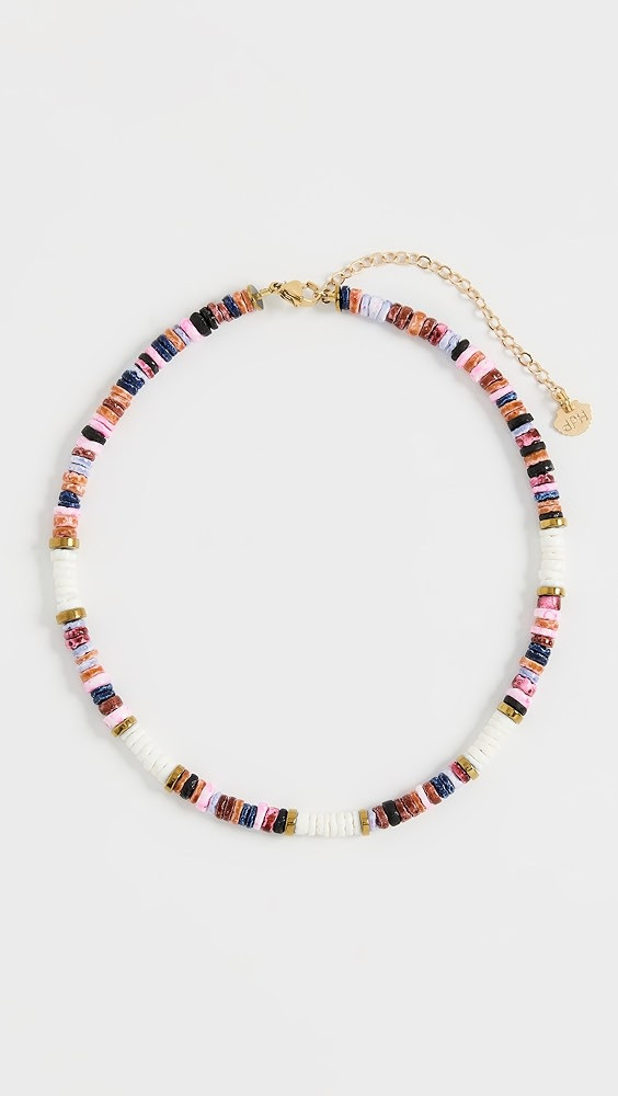 Multi Color Dyed Sea Shell Puka Necklace | Shopbop