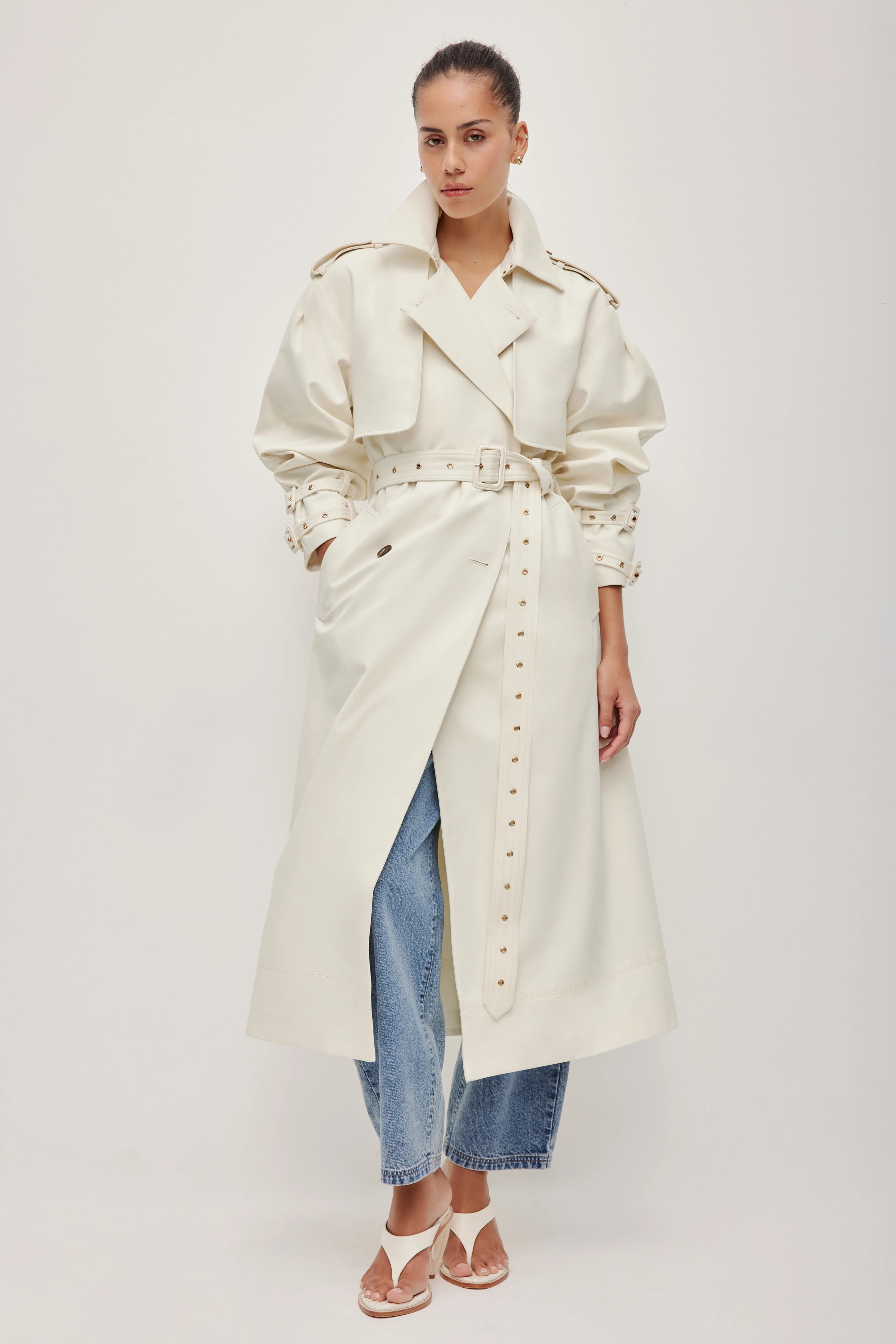 Aston Belted Trench | aje. (Australia and New Zealand)