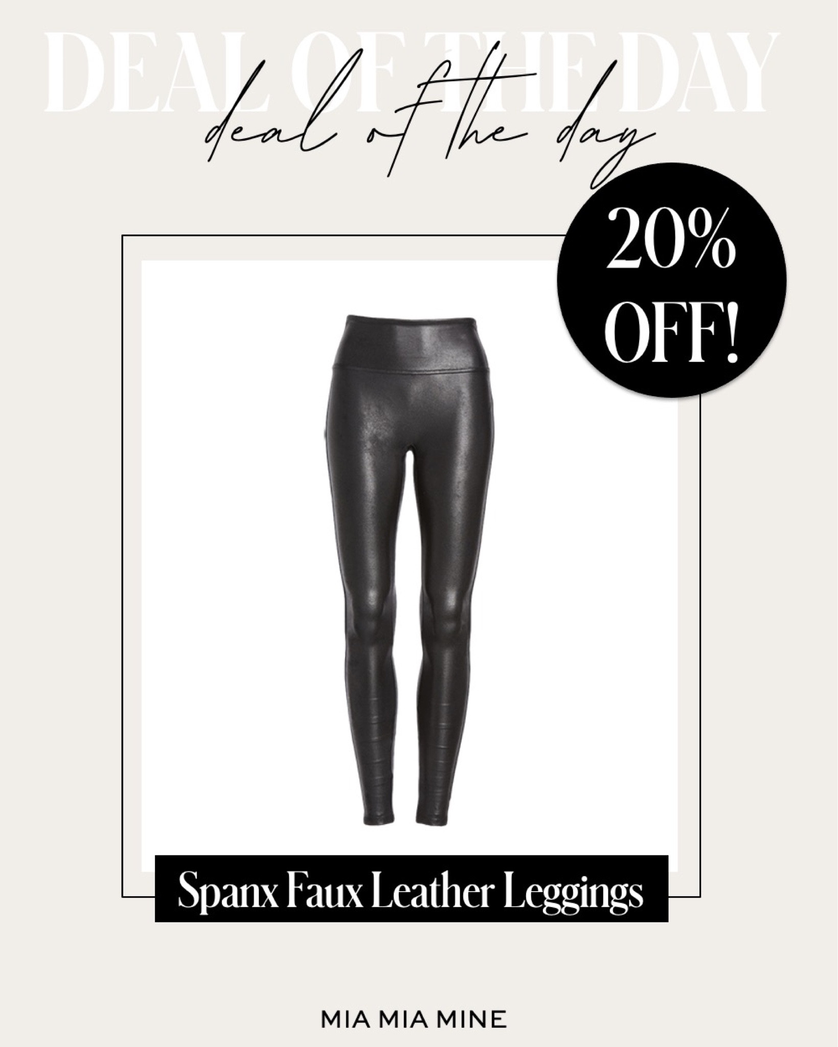 20% off Spanx faux leather leggings for Bloomingdale’s Black Friday sale 

#LTKCyberweek #LTKunder100 #LTKsalealert