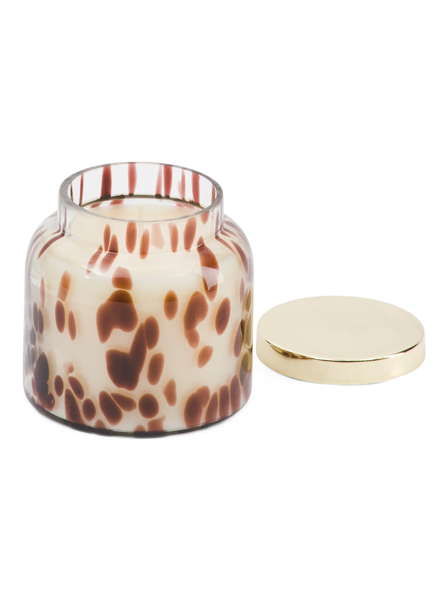 10oz Cinnamon Scented Speckled Glass Jar Lidded Candle | Fall Decor | Marshalls | Marshalls
