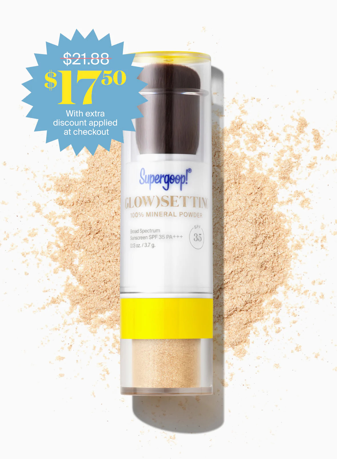 (Glow)setting 100% Mineral Powder SPF 35 | Supergoop