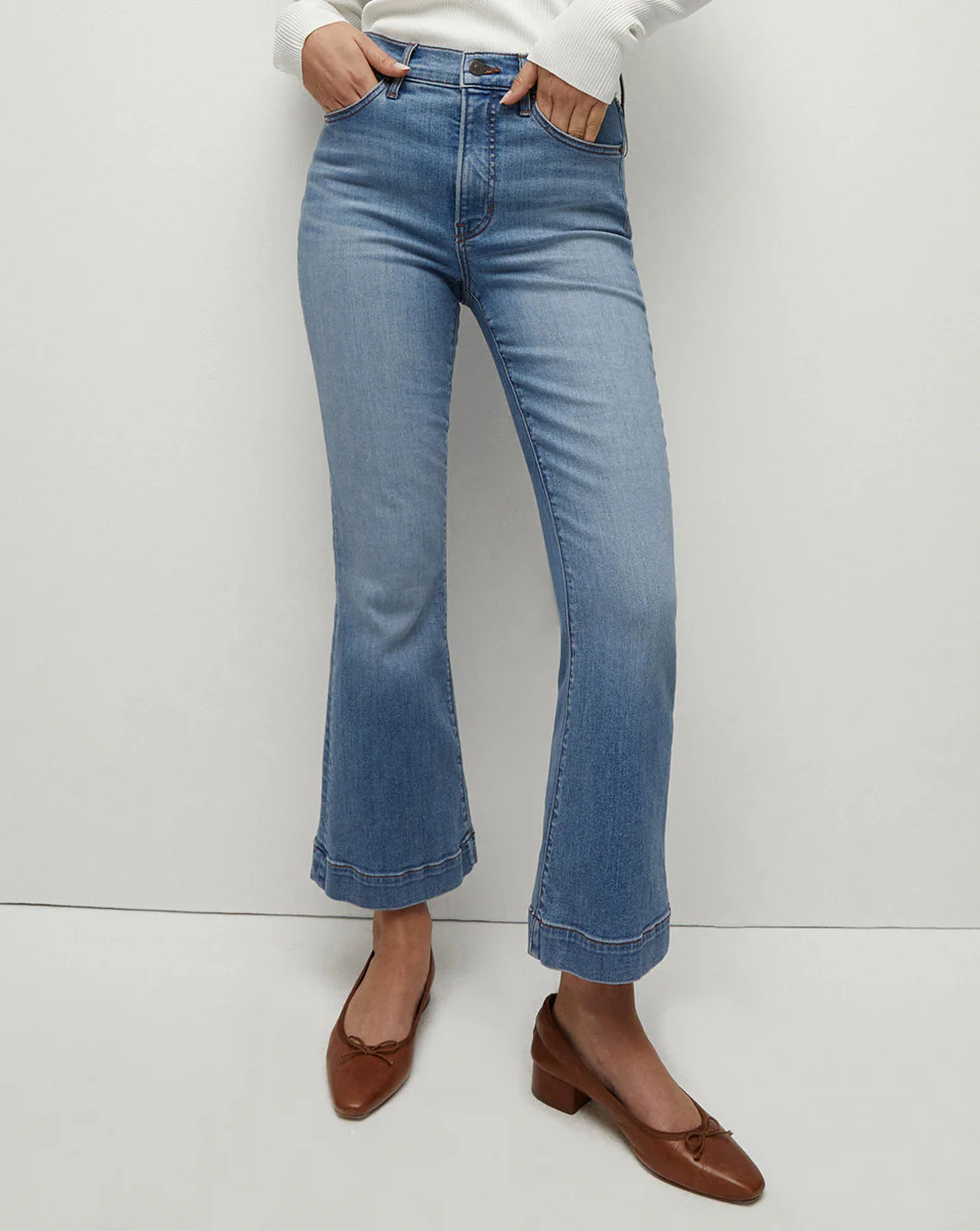 Carson Kick-Flare High-Rise Jean | Veronica Beard | Veronica Beard