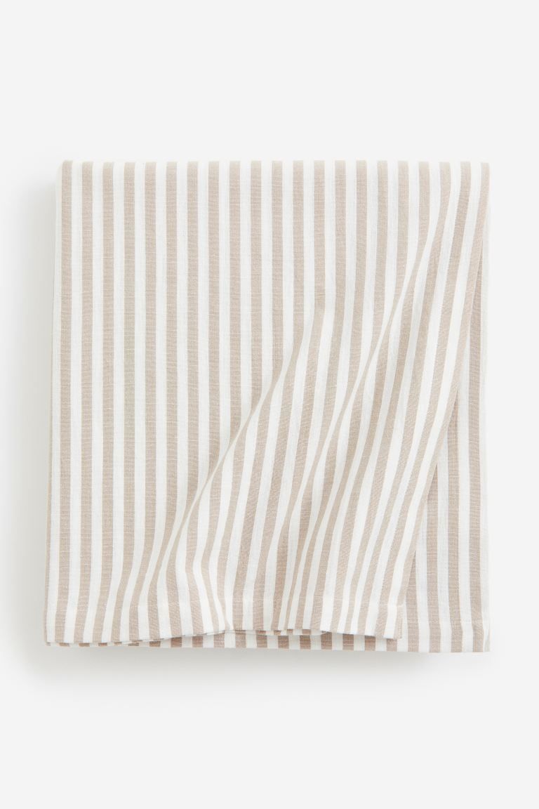 Striped Cotton Tablecloth | H&M (US + CA)