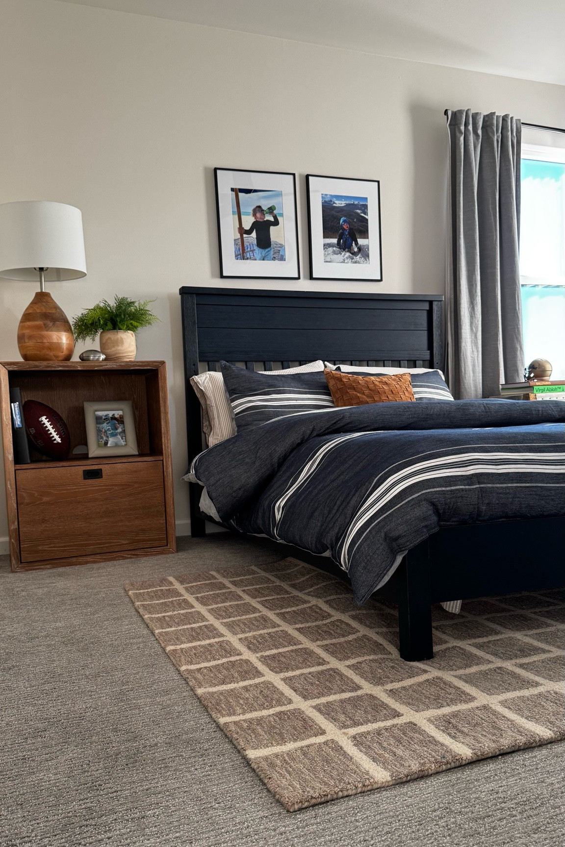 Toddler boy bedroom refresh!

Plaid rug / geometric rug / striped bedding 

#LTKKids #LTKHome #LTKSaleAlert