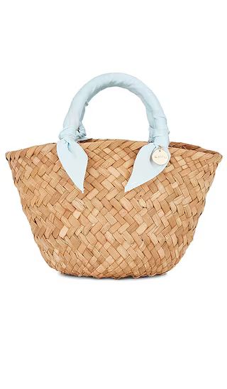 Mini Rosie Straw Bag in Baby Blue | Revolve Clothing (Global)