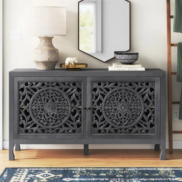 Josiah 60" Wide Mango Solid Wood Side Board | Wayfair Professional