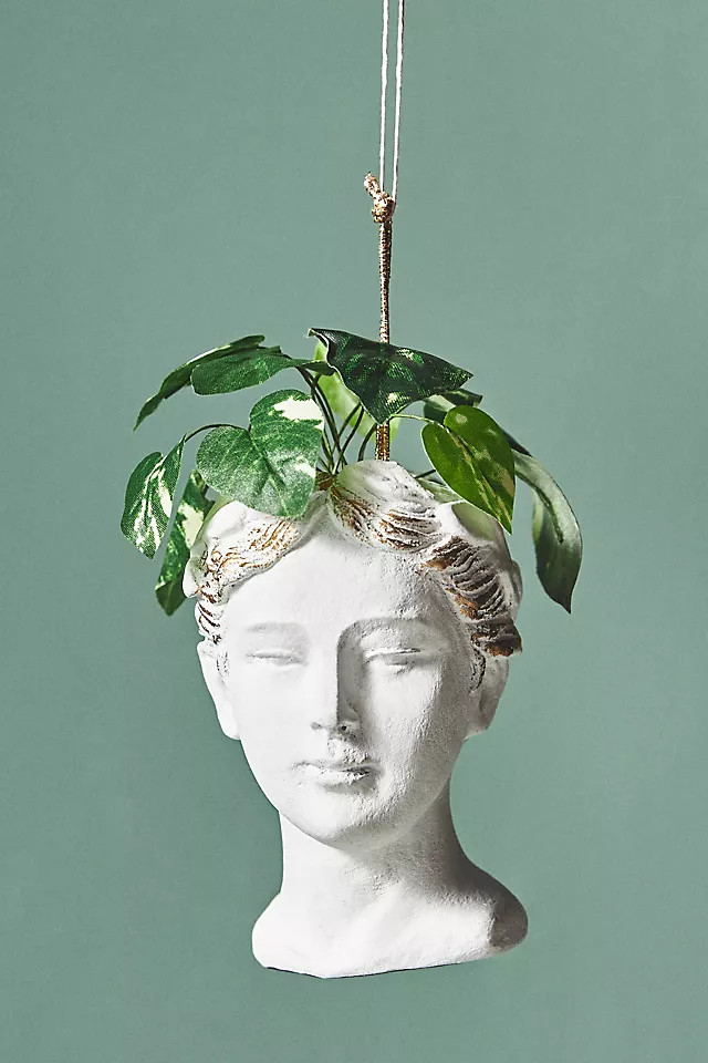 Grecian Bust Pot Ornament | Anthropologie (US)