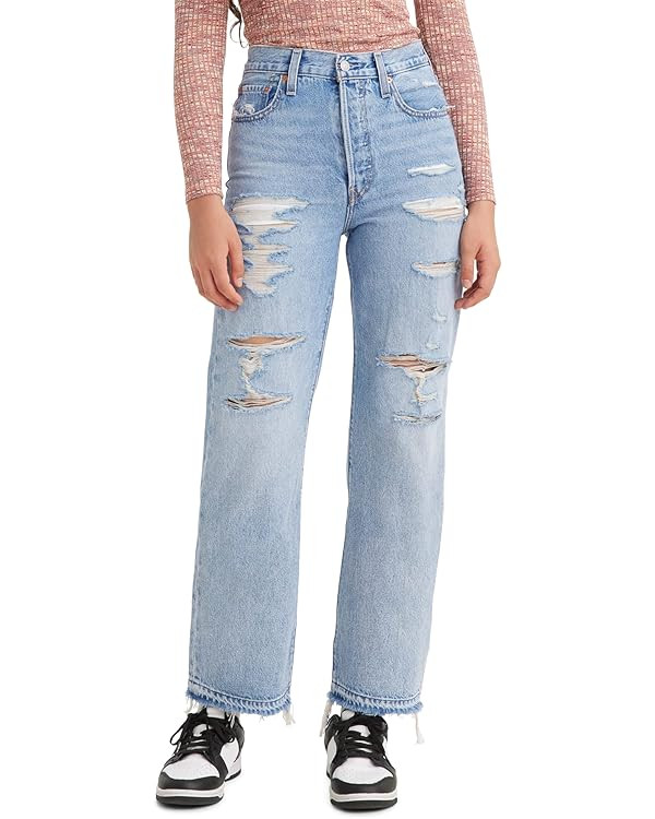 Levi's Women's Ribcage Straight Ankle Jeans | Amazon (US)