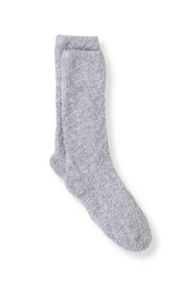 Barefoot Dreams Cozychic Oyster/White Heathered Socks Oyster/White / L/XL | The Willow Tree