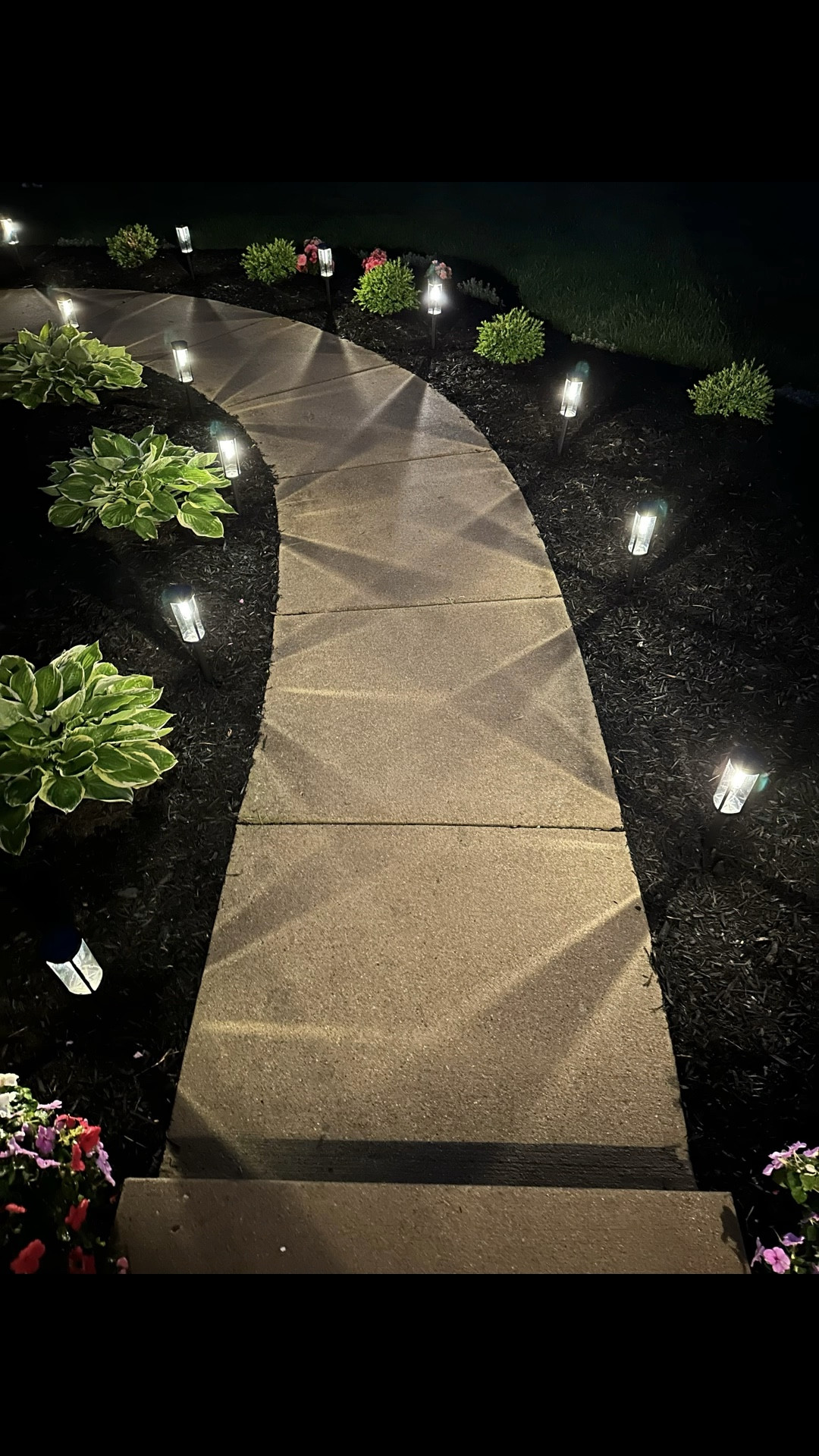 Easy solar lights! Would be perfect for pathway, gardens, pool area… 

#LTKHome #LTKParties #LTKFindsUnder50