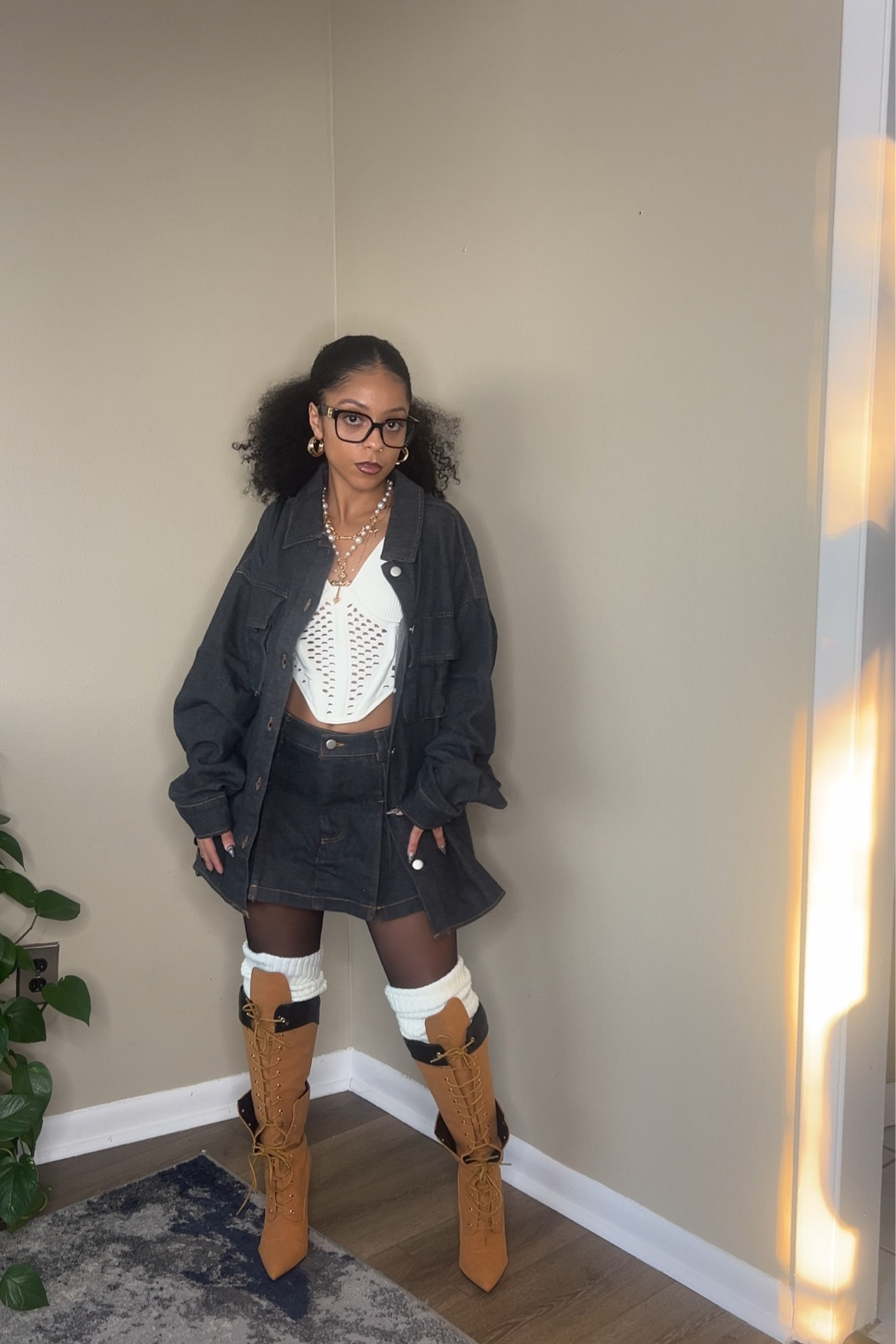 Matching denim skirt set 

#LTKCyberWeek #LTKSaleAlert #LTKStyleTip