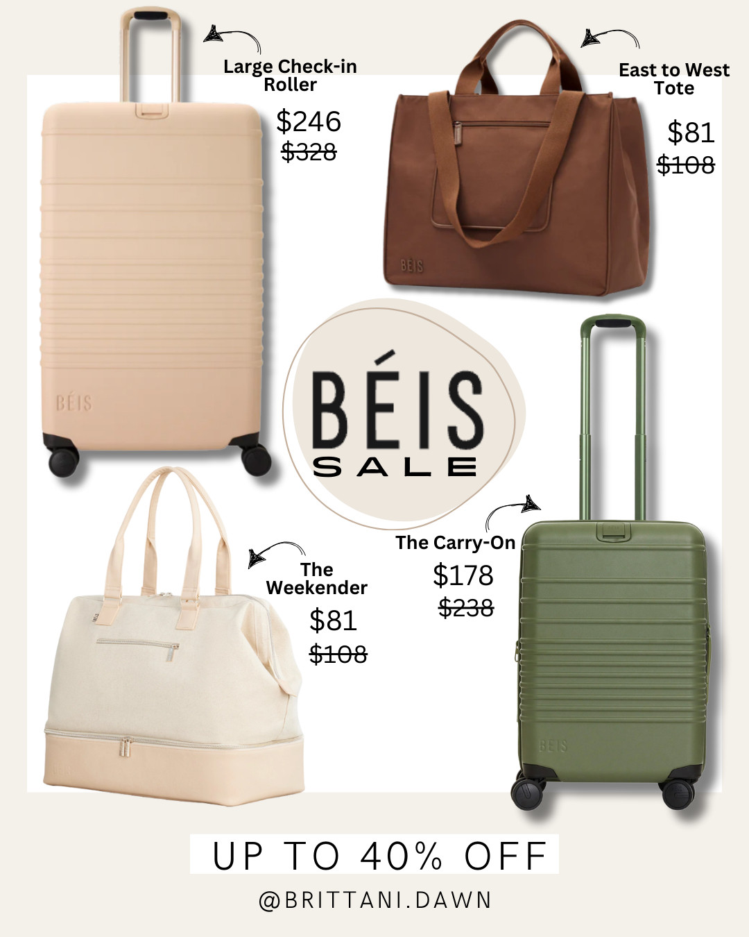 Beis Luggage Sale, Beis up to 40% off sale favorites 

 #LTKMostLoved #LTKSaleAlert #LTKTravel