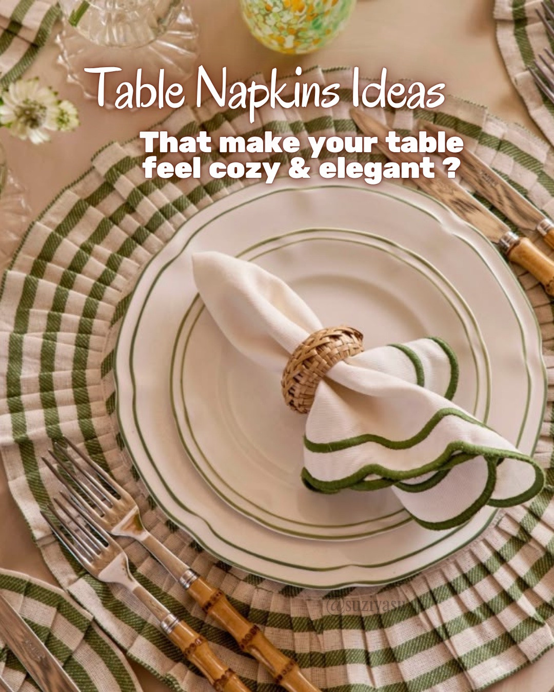 Farmhouse table decor inspiration featuring neutral linen napkins and cozy tablescape styling ideas 🤍Perfect for creating a warm, elegant, and inviting dining space with a cottagecore / farmhouse aesthetic.

Shop these table napkins, neutral home decor pieces, and tablescape essentials directly on my LTK for easy shopping ✨

#LTKhome #farmhousedecor #tablescape

#LTKU #LTKHome #LTKWedding