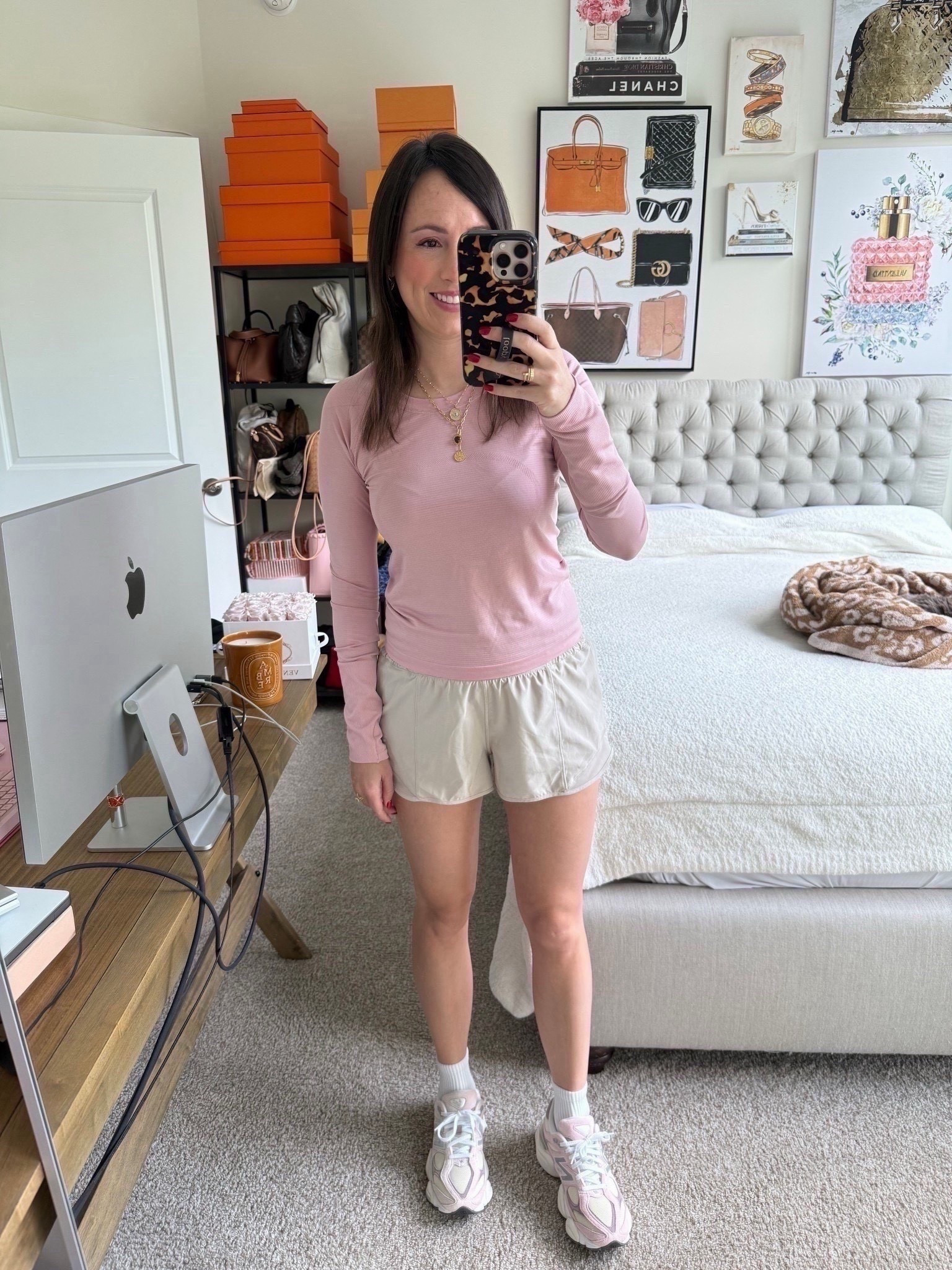 Lululemon swiftly top in pink haze (6) with hotty hot shorts in Mojave tan (6) 



#LTKSeasonal #LTKFindsUnder100 #LTKStyleTip