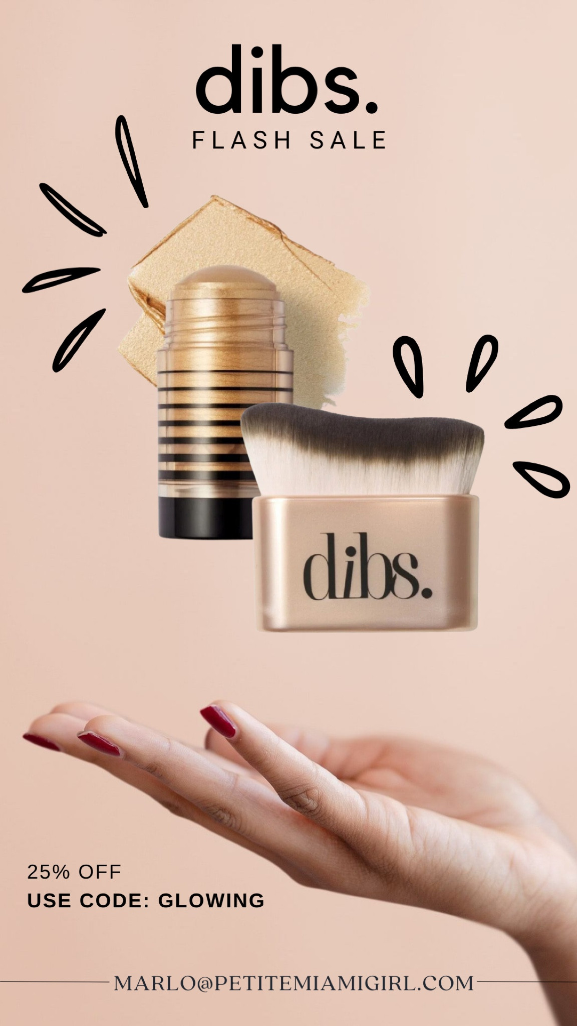 Dibs flash sale!

#LTKSummerSales #LTKBeauty #LTKSaleAlert
