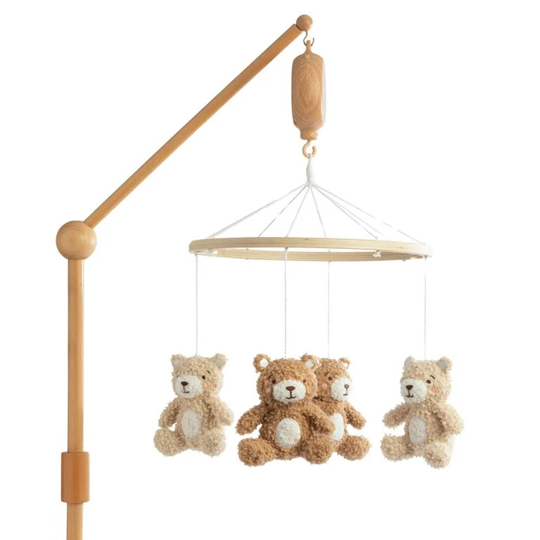 Wooden Musical Mobile - Cuddly Bear | Walmart (US)