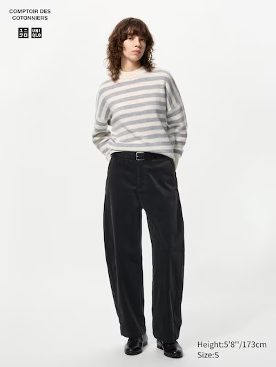 Corduroy Curve Trousers | UNIQLO (UK)