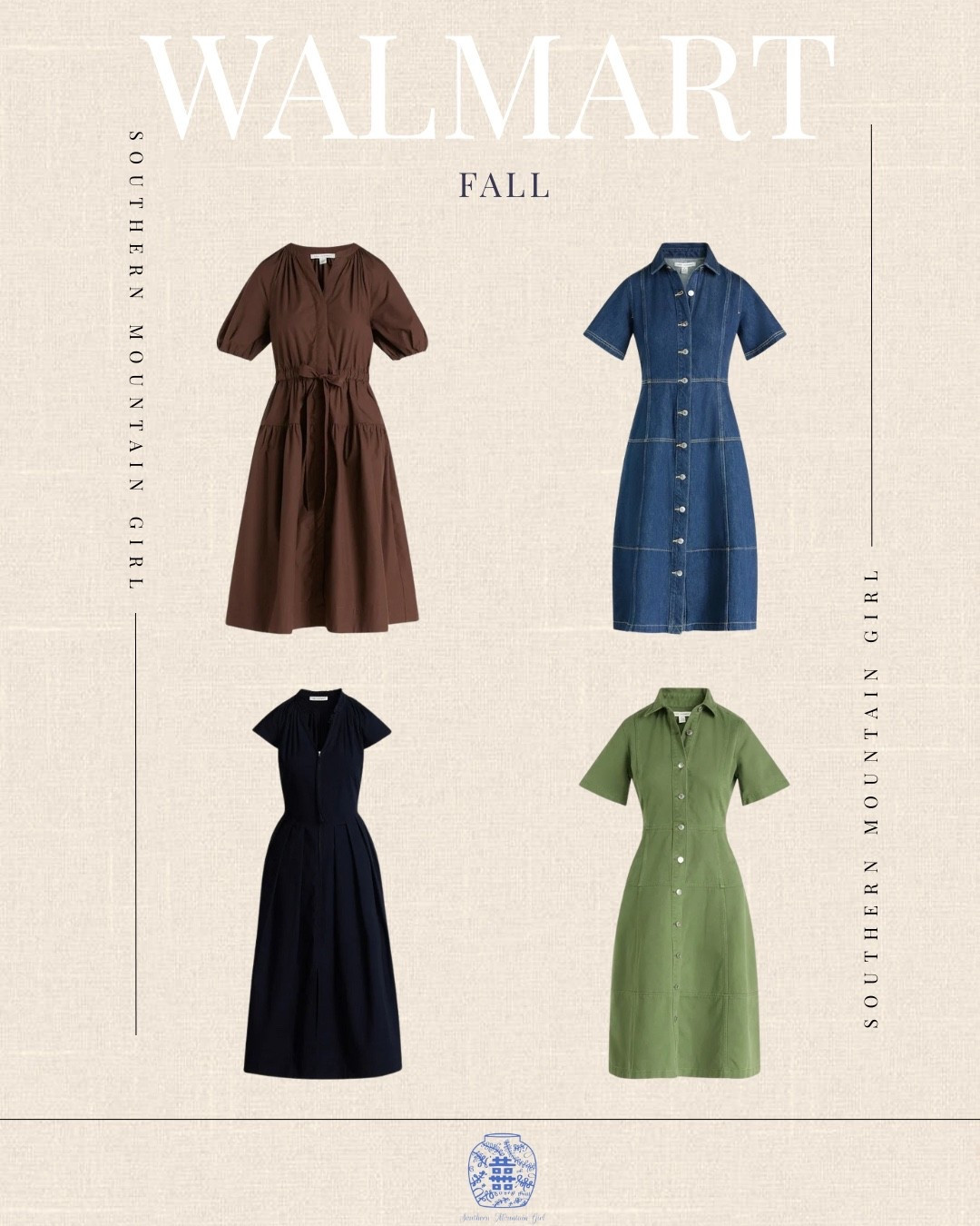 Walmart has so many great dresses perfect for the transition to fall. They literally just dropped and some sizes are already low in stock! I find that this brand runs a little big so if you are in between sizes, I would size down.

#LTKSeasonal #LTKWorkwear #LTKFindsUnder50