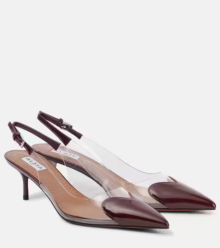 Le Cœur leather slingback pumps | Mytheresa (UK)