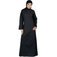 Mybatua Classic Traditional Black Poplin Abaya, Formal & Casual Wear Long Stylish Gown, Islamic Clothing, Jilbab, Jalabiya, Ay-227 | Etsy (US)