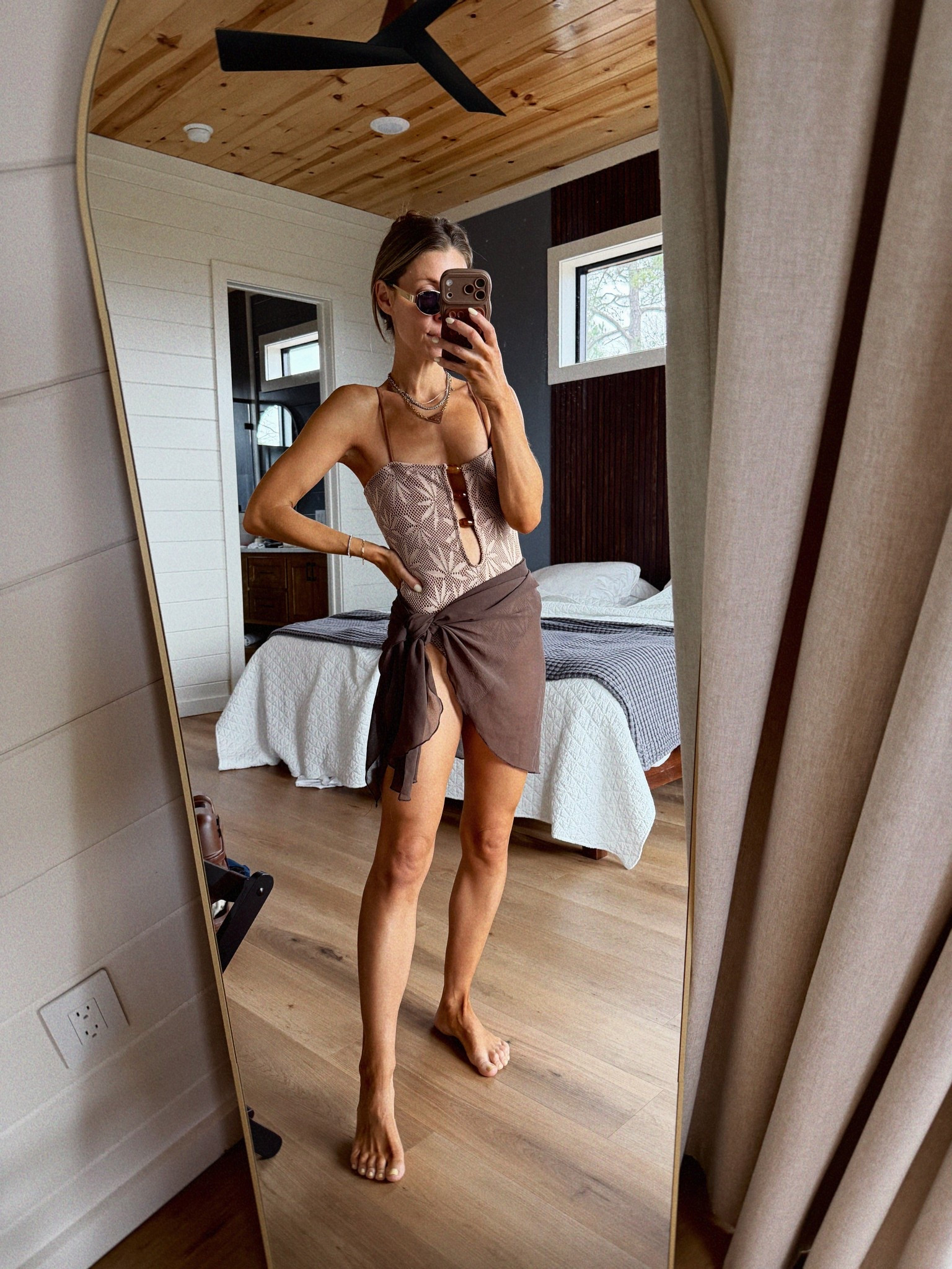 Who’s shopping for spring break?! Bring on all the cute swimsuits and coverups!! Love this textured print one piece with Bead detail! 

#LTKTravel #LTKootd #LTKgrwm