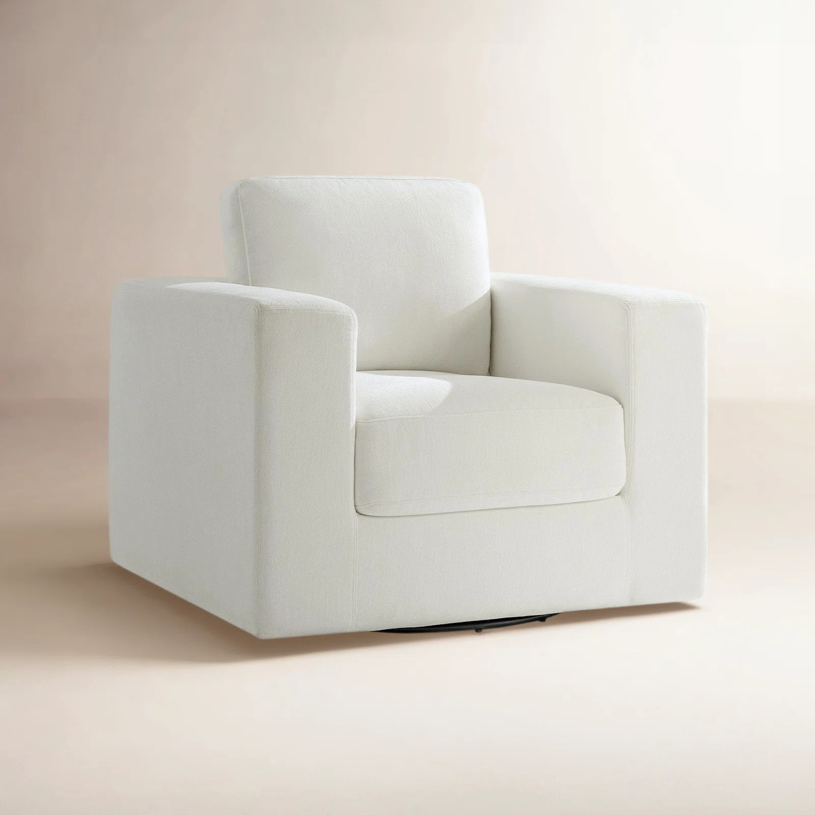 Peter Slipcovered Swivel Rocker Chair | Wayfair North America